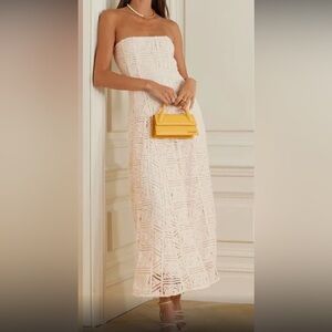 Cult Gaia Solia Strapless Lace Dress - Long